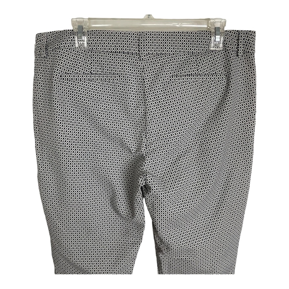 Willi Smith Navy‎ Tan Patterned Pants Size 12 Office Siren Corpcore - Picture 6 of 13